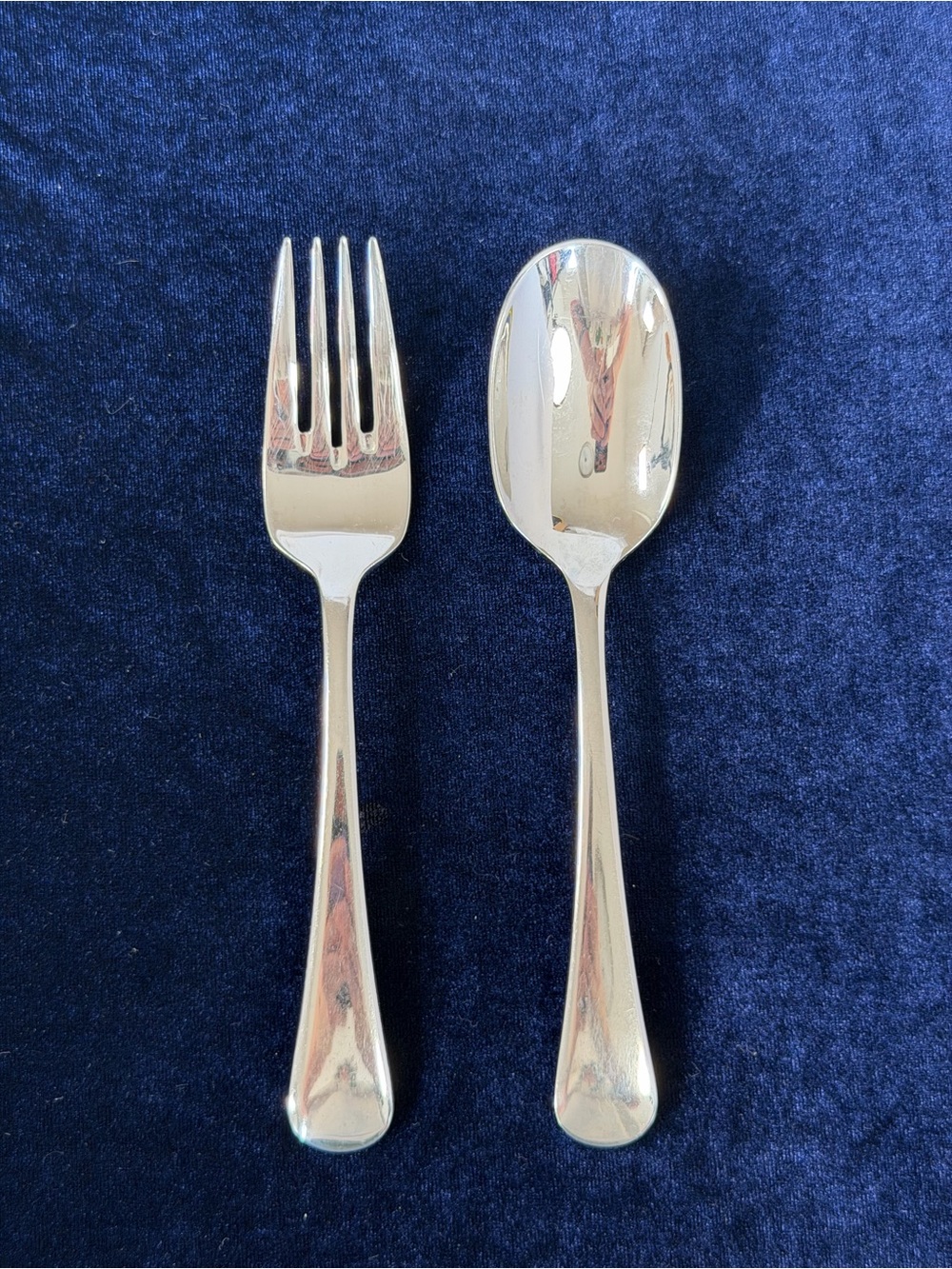 Oneida Icarus Stainless Dinner Fork & Soup Spoon Set 18/10 China Glossy